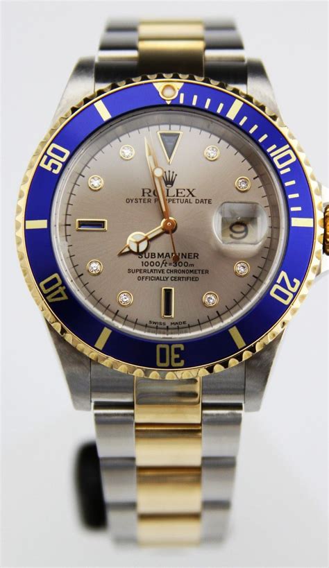 rolex blue and silver|rolex submariner official site.